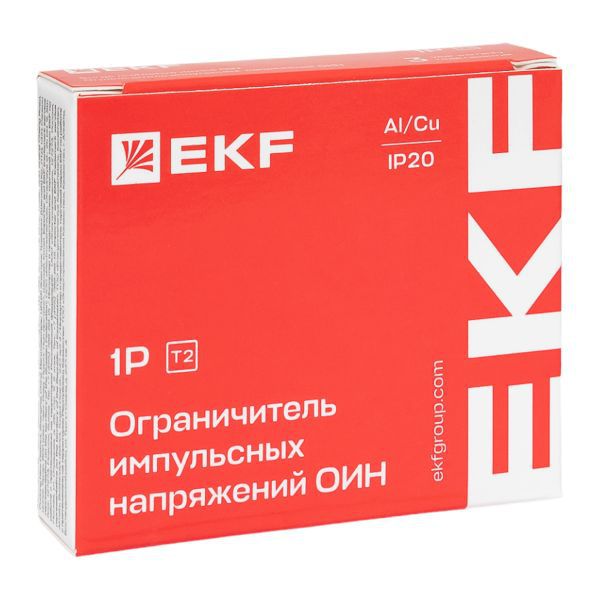  Ограничитель импульсных напряжений ОИН 1Р In=5kA Un=275B Imax=12.5kA EKF opv-oin фото в каталоге от BTSprom.by