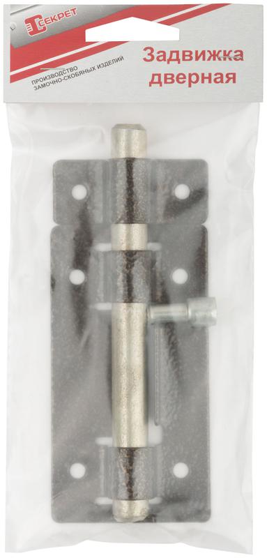  Задвижка накладная усиленная для дверей круглый ригель бронза 66680 фото в каталоге от BTSprom.by