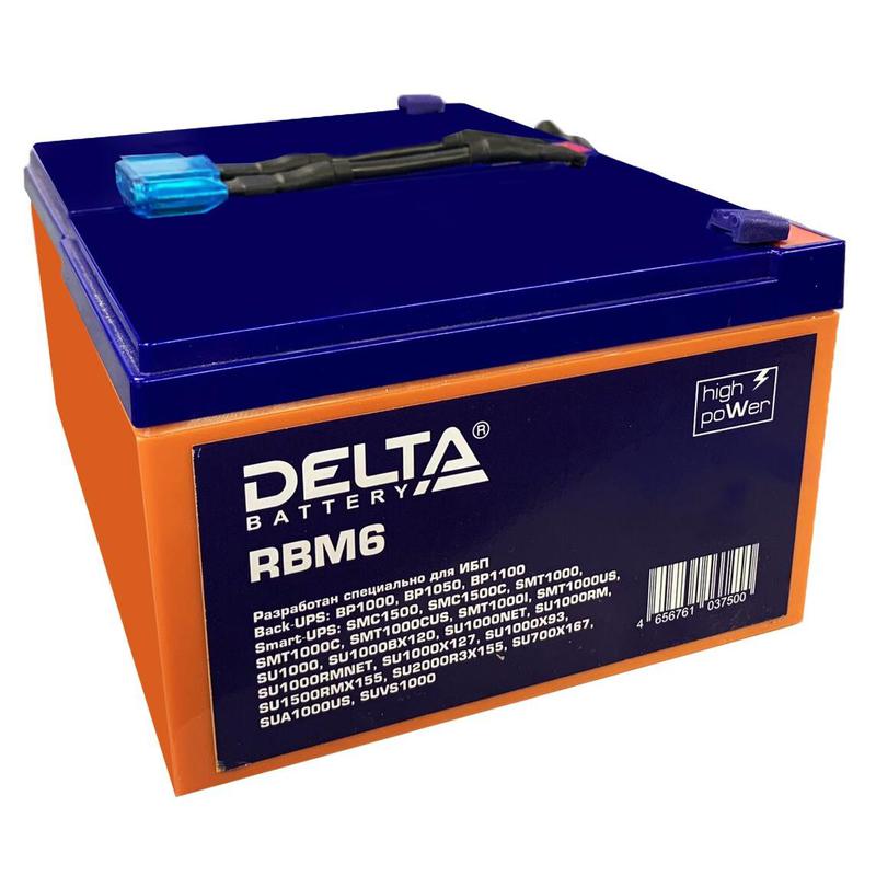 батарейный модуль 24в 12а.ч rbm6 (аналог rbc6) delta 1114010340009 от BTSprom.by