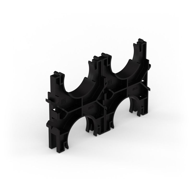 кластер двойной двухсторонний для двустен. труб d50мм промрукав pr13.02567 от BTSprom.by