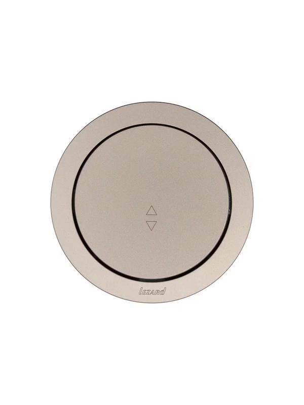  Выключатель проходной 1-кл. СП OSEN 10А IP20 механизм титан LEZARD 743-3788-105 фото в каталоге от BTSprom.by