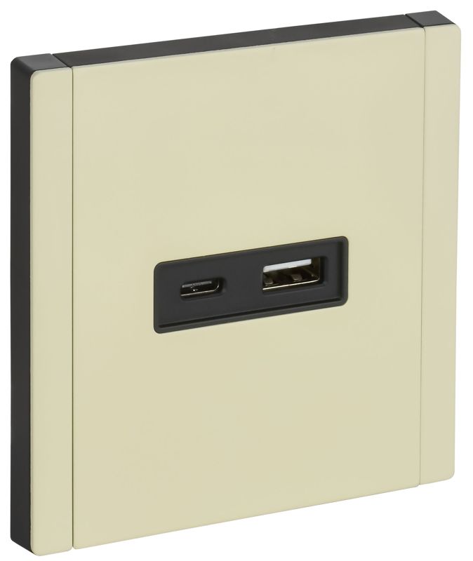 розетка forte&piano fp851m usb a+c 18вт сл. кость iek fp-u22-018-m-k41 от BTSprom.by