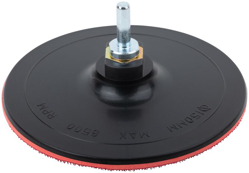  Диск шлифовальный с липучкой гайка М14 + переходник для дрели 150х3мм FIT 39626 фото в каталоге от BTSprom.by