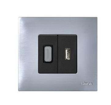  Розетка аудио/видео проходная HDMI Simon 27 узкий модуль (мама-мама) механизм графит Simon 2701094-038 фото в каталоге от BTSprom.by