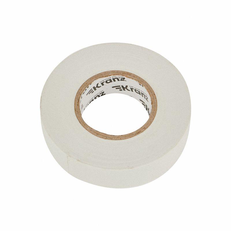  Изолента ПВХ профессиональная 0.18х19мм 20м бел. Kranz KR-09-2801 фото в каталоге от BTSprom.by