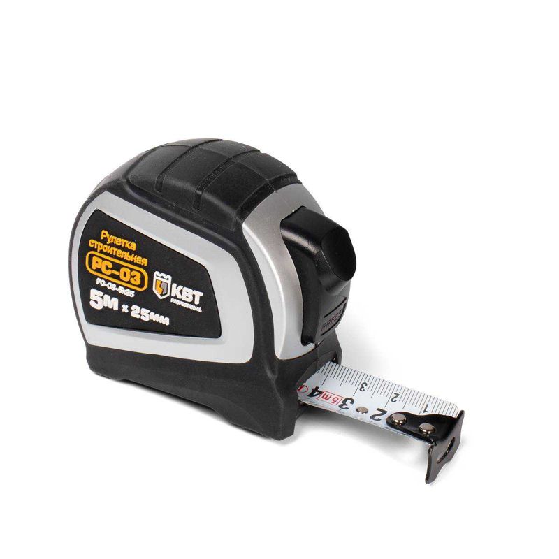 рулетка строительная рс-03-5х25 квт 78646 от BTSprom.by