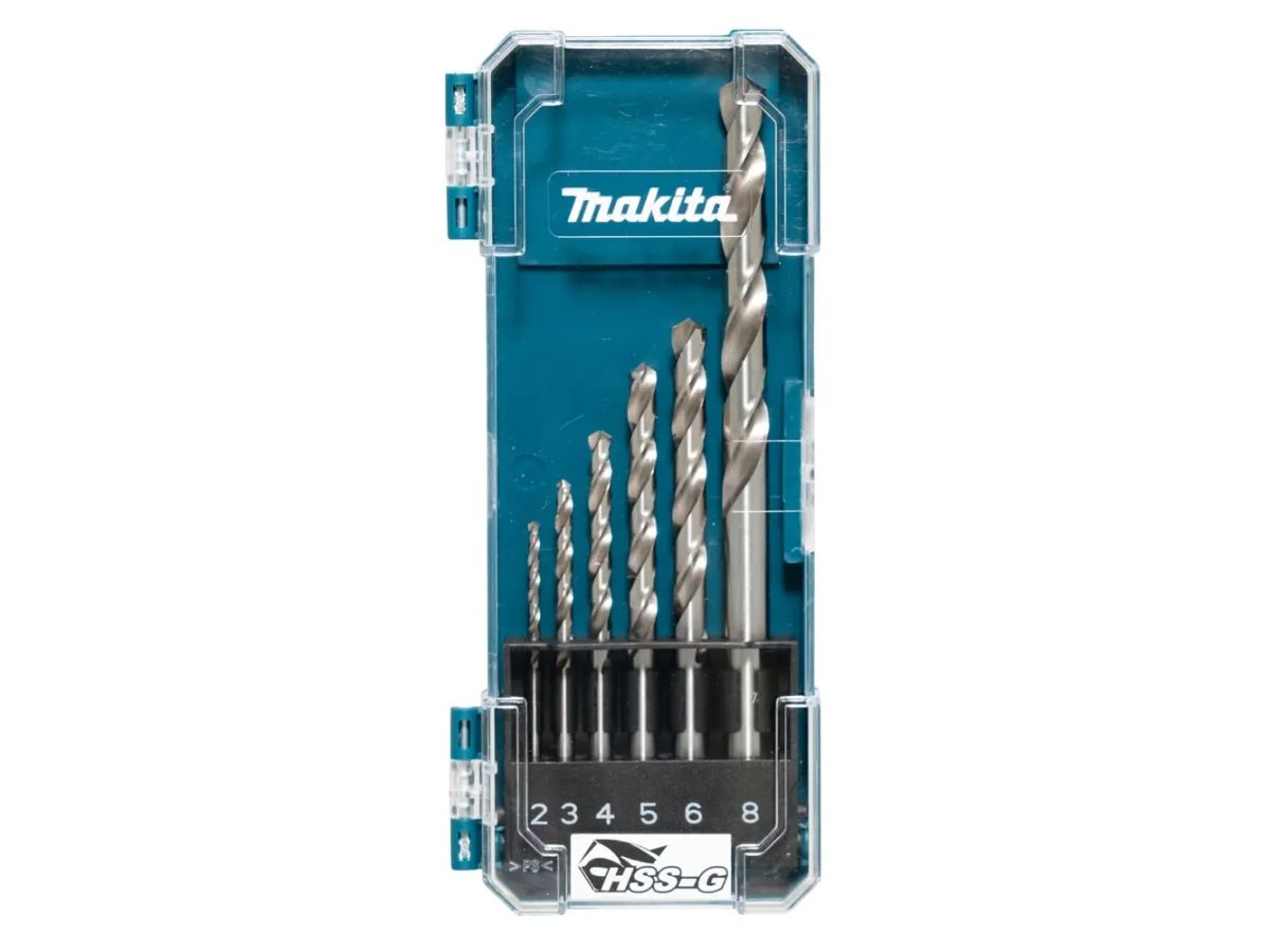 набор сверл по металлу ц/х, hss-g, d-75742 комплект из 6 шт makita d-75742 от BTSprom.by