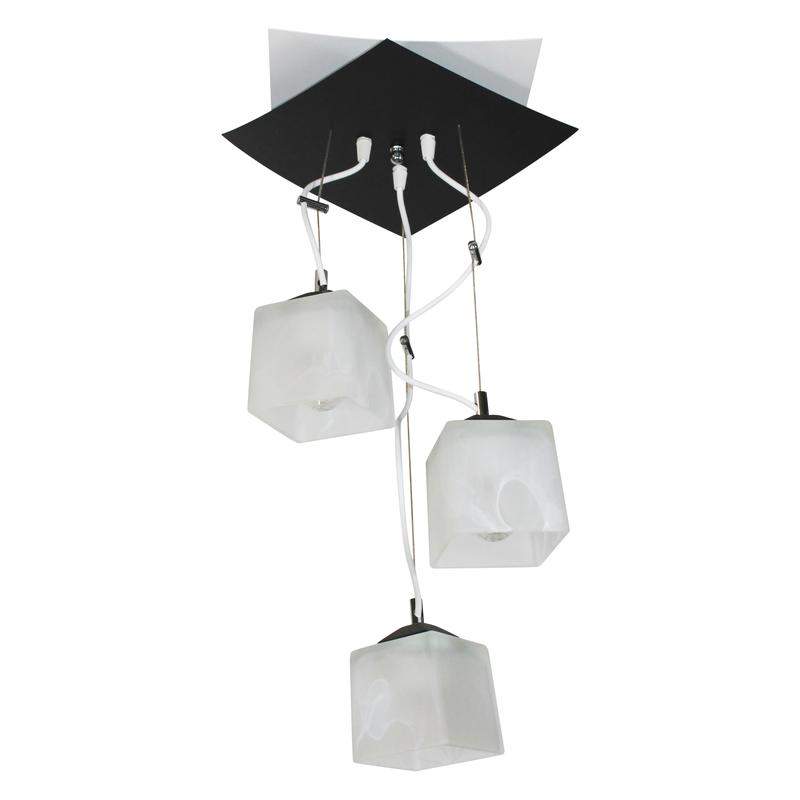 светильник нсб 01-3х60-102 (плафон 62997) "конверт" 233 бел./черн. (инд. упак.) элетех 1005402879 от BTSprom.by