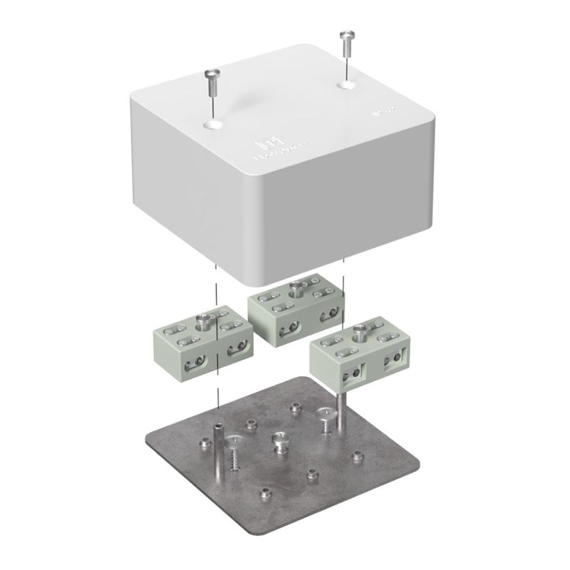 коробка огнестойкая разветвительная для кабель-канала 40-0460-fr6.0-4-6-р е15-е60 85х85х45 промрукав 40-0460-fr6.0-4-6-р от BTSprom.by
