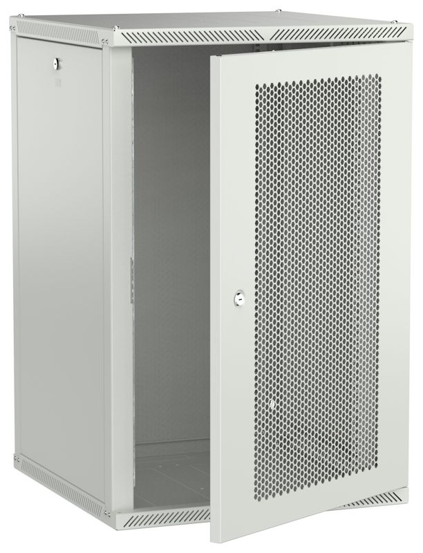 шкаф linea w 2.0 18u 600х600мм дверь перфорир. сер. itk lwr3-18u66-pf-2 от BTSprom.by