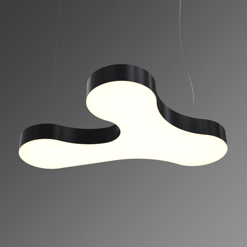 светильник светодиодный rve-lbx-cloud-1176-p 76вт 4000к 1176х830х100 облако подвесной бел. rvelektro rve00000521 от BTSprom.by