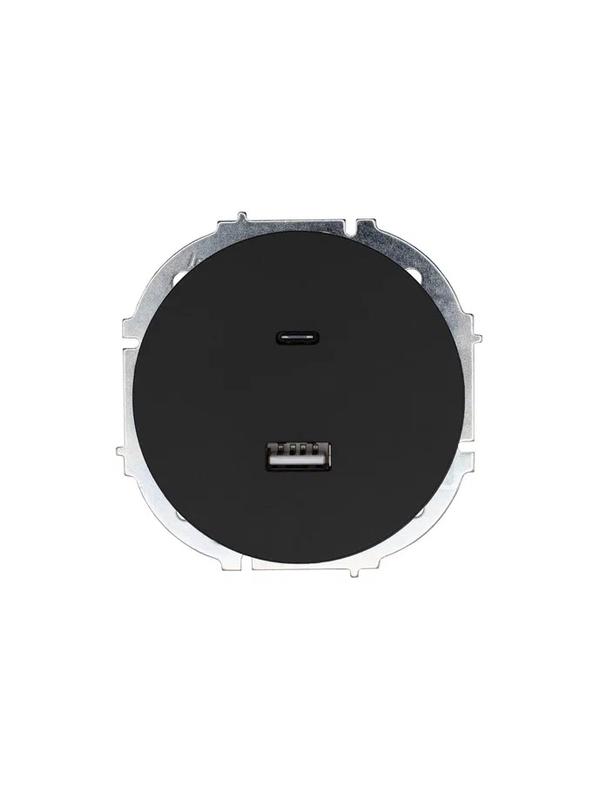 розетка 1-м сп osen tc+ usb разъем механизм черн. бархат lezard 743-4288-192tc от BTSprom.by