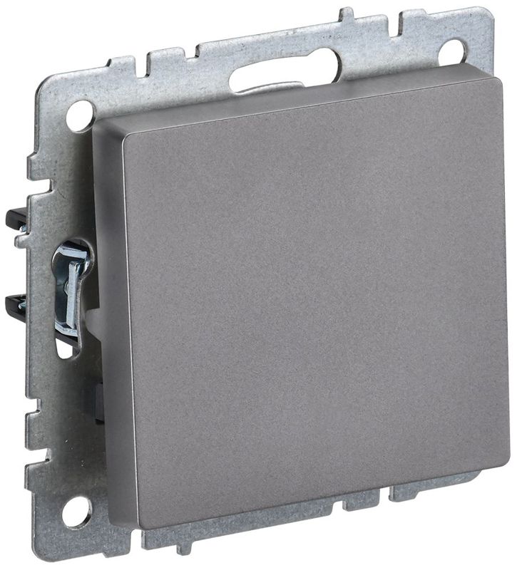 выключатель 1-кл. сп brite вс10-1-0-брс 10а механизм сталь iek br-v10-0-10-k46 от BTSprom.by