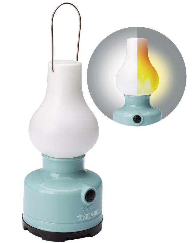 фонарь кемпинговый 3вт 3xaa с эффектом живого пламени корпус abs-пластик матов. рассеив. космос koc603b от BTSprom.by