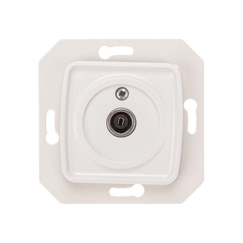 розетка телевизионная проходная tv сп dea механизм бел. kranz kr-78-0221 от BTSprom.by