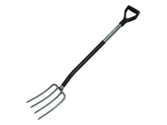 вилы садовые ergonomic fiskars (длина - 123 см.  ширина - 9,5 см.  вес - 2,09 кг.) 1001413 от BTSprom.by