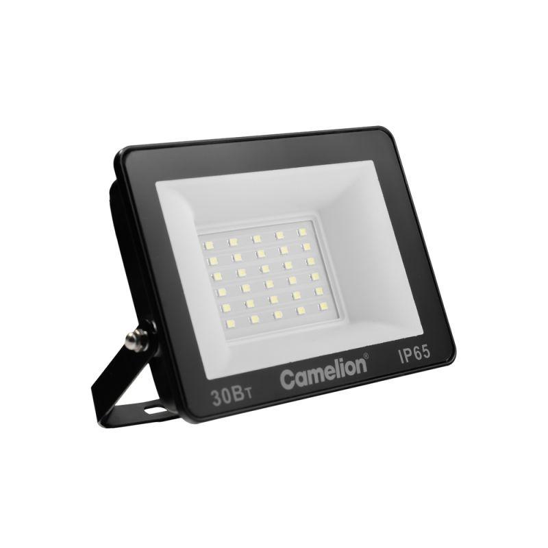 прожектор lfl-3004 c02 (led smd 30вт 3000лм 230в 6500к 131х118х30) черн. camelion 16331 от BTSprom.by