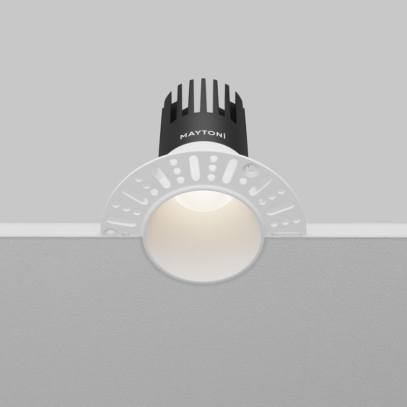  Светильник Dip 10Вт 4000К 50град. встраив. Maytoni DL120-10W-4K-TRS-W фото в каталоге от BTSprom.by