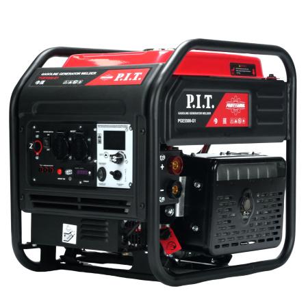 генератор бензиновый сварочный 5.5/5.0квт 236куб.см 4 такт 2х220в сварка мма p.i.t. pge5500-g1 от BTSprom.by