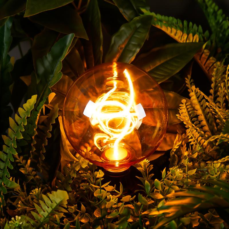 Лампа светодиодная филаментная Loft 271 G125 5Вт 1800К E27 DIM Voltega 8558 фото в каталоге от BTSprom.by