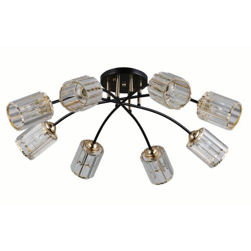  Люстра Emanuelle 9101-308 8хЕ27 60Вт модерн Rivoli Б0053403 фото в каталоге от BTSprom.by