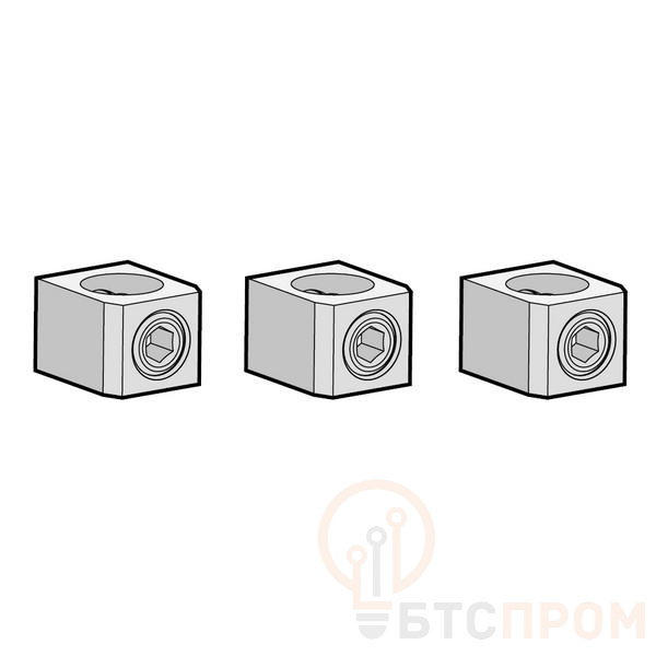 Адаптер переходник комплект 3 пол. под 1 провод SBT23; TS100; TS160; TS250 LS Electric 70821172811 фото в каталоге от BTSprom.by  Адаптер переходник комплект 3 пол. под 1 провод SBT23; TS100; TS160; TS250 LS Electric 70821172811 фото в каталоге от BTSprom.by