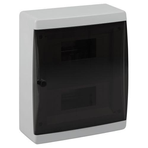 корпус навесной comfort щрн-п-18 ip41 пластик. прозр. крышка бел. эра б0067239 от BTSprom.by