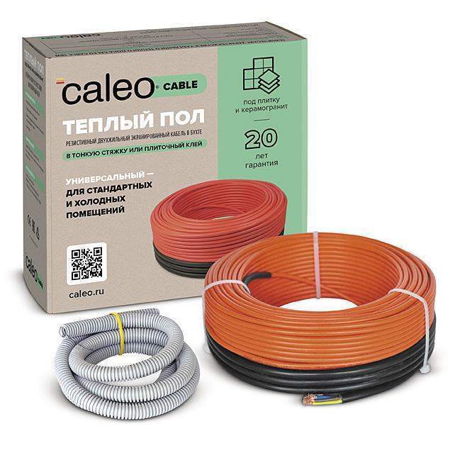 комплект "теплый пол" (кабель) cable 18w-40 5.5кв.м caleo ка000001729 от BTSprom.by