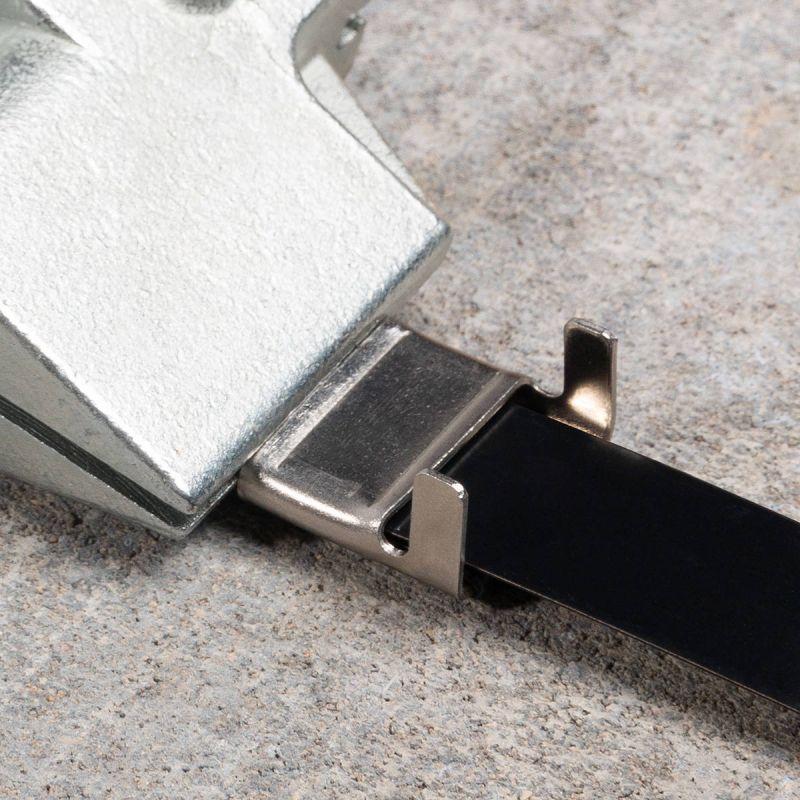  Лента бандажная ЛКС-PPA (316)-1204 AISI 316 нерж. сталь черн. (уп.25м) Fortisflex 104986 фото в каталоге от BTSprom.by