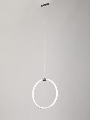 светильник светодиодный трековый силиконовый магнитный d22мм 18вт 48в ra80 d300мм 360град. черн. vitaluce vt0200047-01 от BTSprom.by