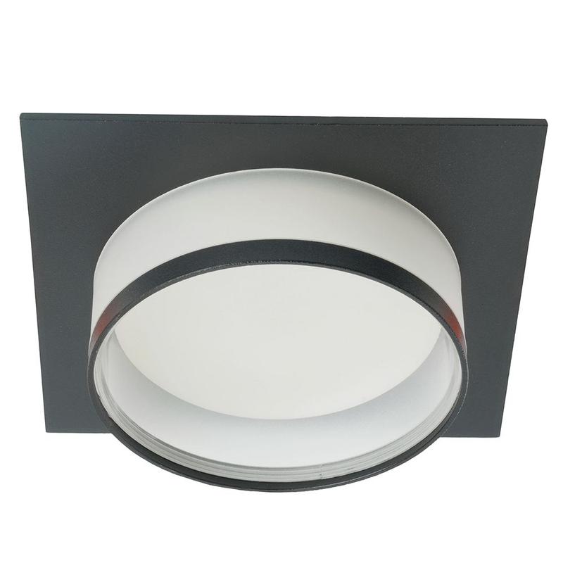 светильник потолочный встраиваемый 15вт 230в gx53 черн. квадрат без лампы dl501 feron 51088 от BTSprom.by