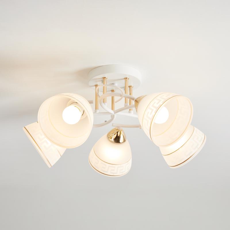  Светильник Entle 200Вт E27х5 IP20 потолочн. Freya FR5465CL-05W фото в каталоге от BTSprom.by