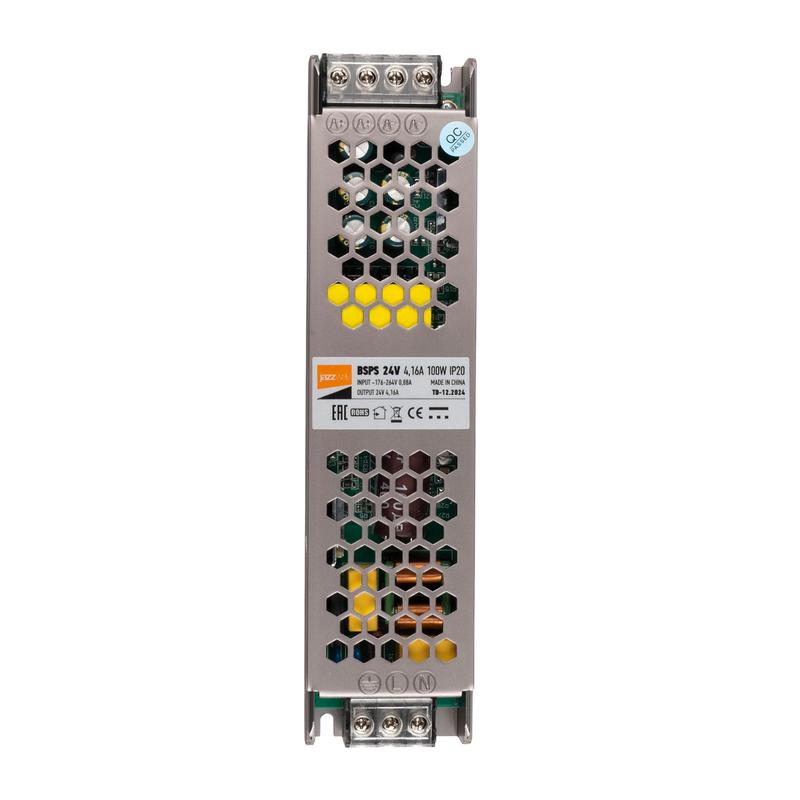 блок питания для светодиодной ленты 100вт 4.16а 24в ip20 bsps метал. pro jazzway 5015555 от BTSprom.by блок питания для светодиодной ленты 100вт 4.16а 24в ip20 bsps метал. pro jazzway 5015555 от BTSprom.by