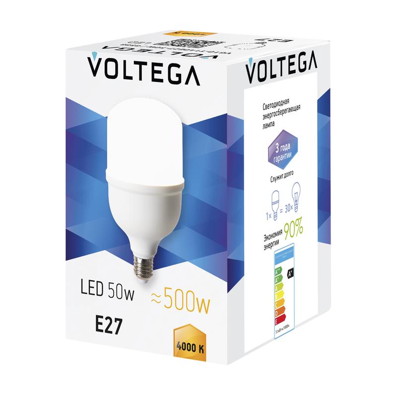 Лампа светодиодная T120 50Вт 4000К E27 IP20 Voltega 8588 фото в каталоге от BTSprom.by