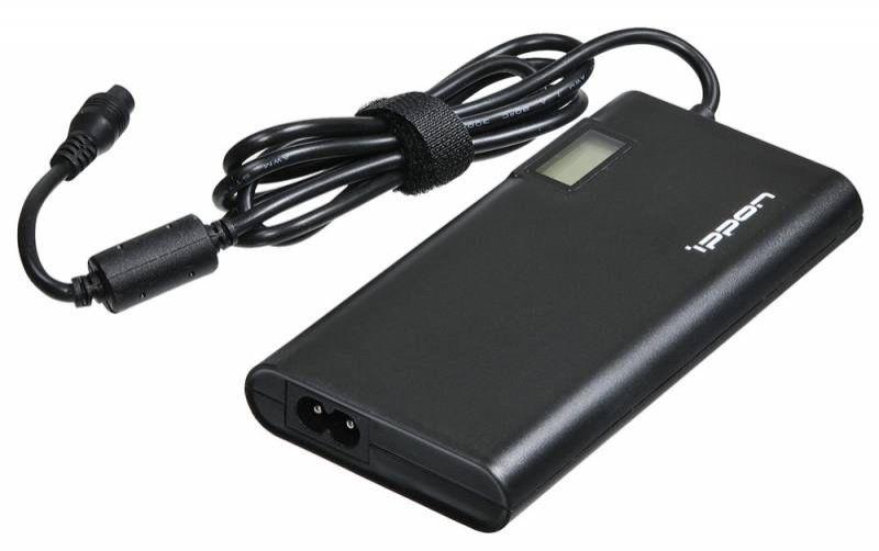 адаптер питания sd90u автоматич. 90вт 15-19.5в 11-connectors 4.5а 1а 2.1а от бытовой электросети lсd индикатор black ippon 705053 от BTSprom.by