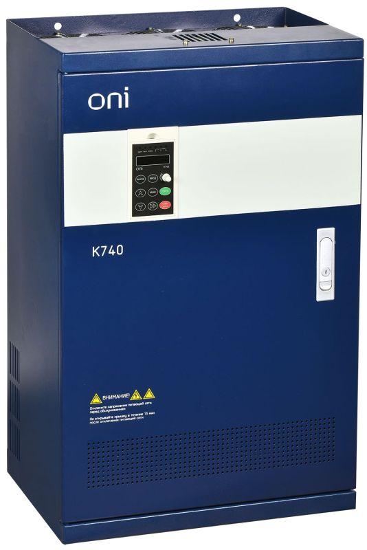 преобразователь частоты k740 380в 3ф 160-185квт 300-340а энкодер oni k740-33-160g185pm от BTSprom.by