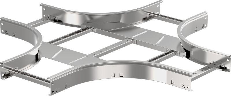 ответвитель для лотка х-образ. 55х600 r300 lesta iek ckr04-4-055-600 от BTSprom.by