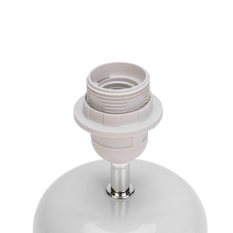  Светильник декоративный настольный Форте 60Вт Е27 основание бел. цвета бел. абажур Rexant 603-1025 фото в каталоге от BTSprom.by