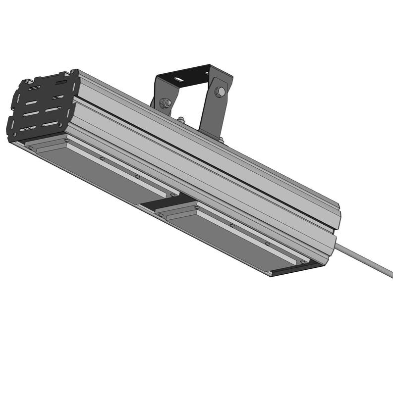 светильник светодиодный meteor-100/93вт 4000к ip66 12880лм 406х113х164 2.1кг крепление универс. линза пмма 60град. vcs lighting i-in04.02-100-d60-nw-xxx-u от BTSprom.by