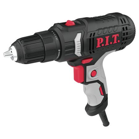 дрель-шуруповерт электрическая 400вт 35нм регулир. 18+1 бзп 10мм 2 скорости 0-550/1850об/мин p.i.t. pbm10-c3 от BTSprom.by
