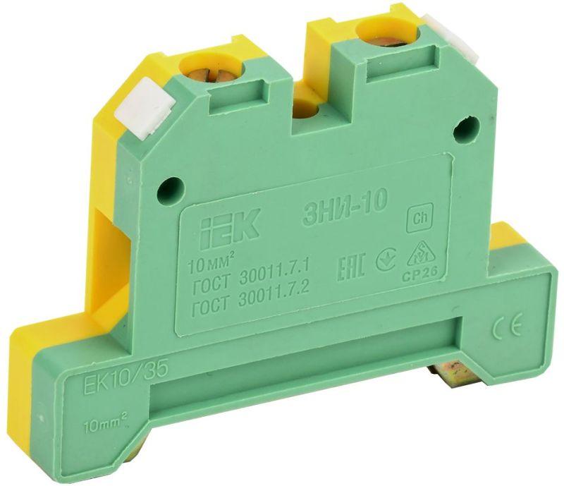 зажим наборный зни-10pen 10кв.мм (jxb-земля) iek yzn20-010-k52 от BTSprom.by