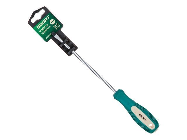 отвертка "-" 5,0х150мм sl волат (шлицевая slotted, двухкомп. рукоятка anti-slip) 17060-515 от BTSprom.by