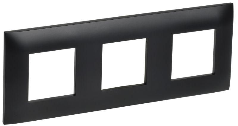 рамка 3-м skandy sk-f03bl черн. iek sk-m32-k02 от BTSprom.by