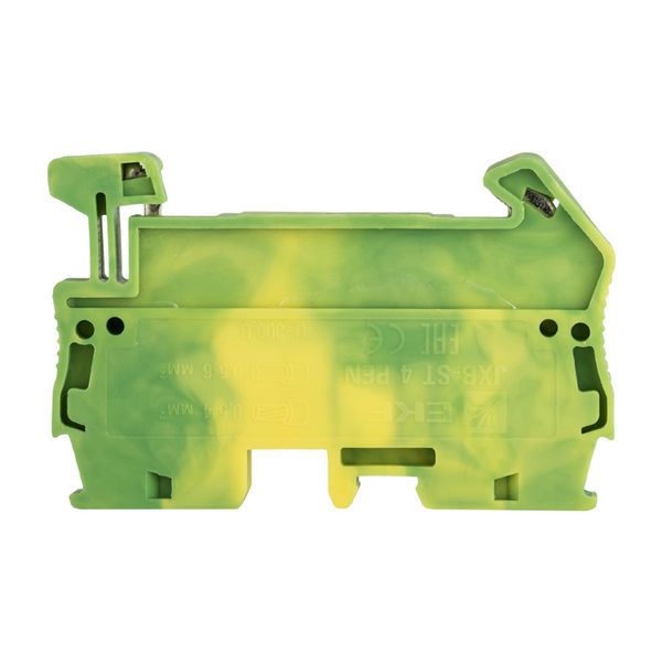  Колодка клеммная ST-4 земля пружинная EKF plc-jxb-st-4-pen фото в каталоге от BTSprom.by