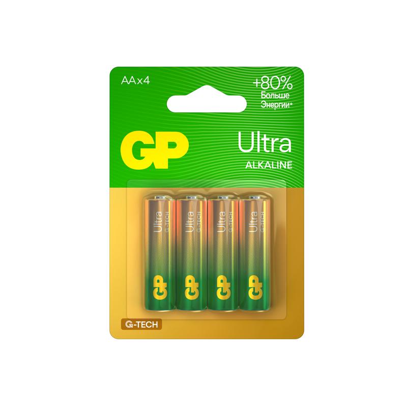 элемент питания алкалиновый aa/lr6 1.5в ultra alkaline g-tech (блист.4шт) gp 1230 от BTSprom.by