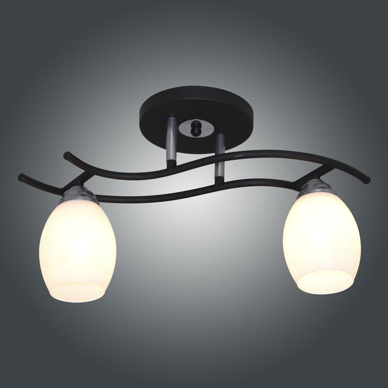  Светильник Стиль 121 (Плафон 8368) НПБ 01-2х60-123 Е27 [ИМ] люстра реновация черн. Элетех 1005405415 фото в каталоге от BTSprom.by