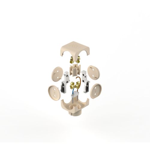  Разветвитель 4-м без заземл. 16А IP20 SP-4-I сл. кость Эра Б0008206 фото в каталоге от BTSprom.by