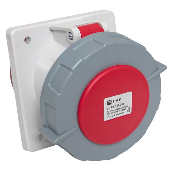 розетка стационарная внутренняя угловая 4352 3р+ре+n 63а 380в ip67 proxima ekf ps-4352-63-380 от BTSprom.by