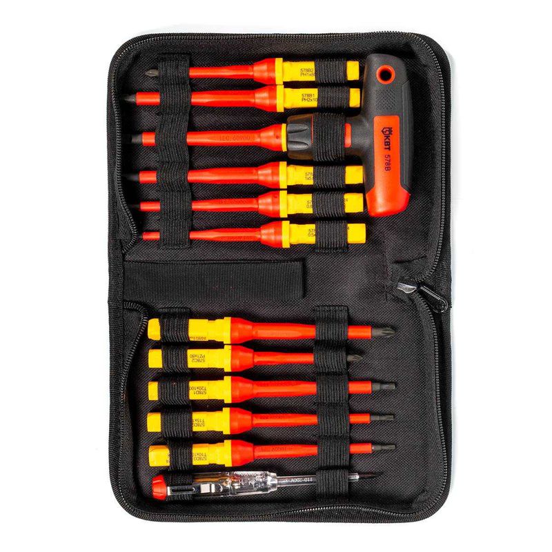 набор отверток диэлектрических "профи" нио-4412-т квт 87128 от BTSprom.by