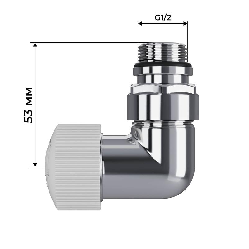  Набор термостатический трехосевой Design Pro 15мм М30х1.5 хром Royal Thermo НС-1646646 фото в каталоге от BTSprom.by
